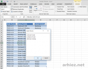 Mempermudah Filtering Data pada Excel dengan Slicer