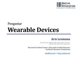Pengantar Wearable Devices